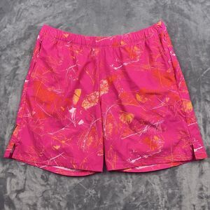 The North Face Wander Short Mens Size Large Pink Glo Valley Print Drawstring